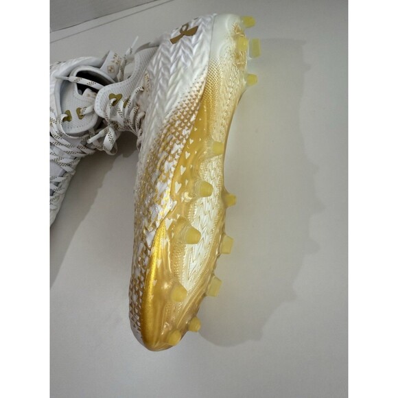 Under Armour Football Cleats MC Spotlight Clone White Gold 3026334-104 size 12 main image 7
